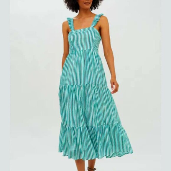 Oliphant Dresses & Skirts - Oliphant Sleeveless Striped Maxi Dress - New with Tags